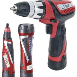 Бормашина,Шлифовалка,LED Лампа Li-ion 10.8V 1300mAh аксес. чанта RD  1/5