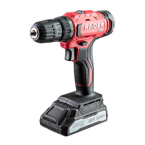 R20 Бормашина акум. 2-ск. 10mm 44Nm 2Ah куфар RDP-SPCD20 Set