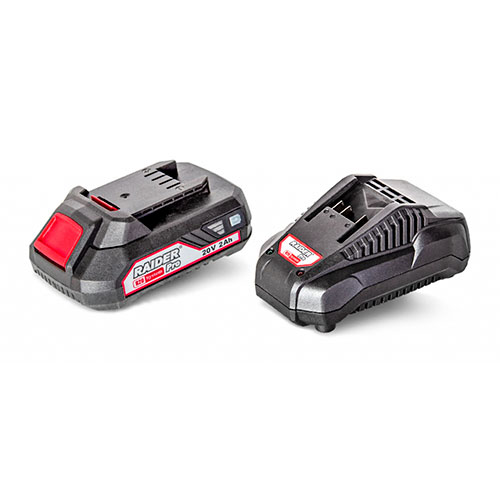 R20 Комплект батерия Li-ion 2Ah и зарядно 1h RDP-R20 System 1/4