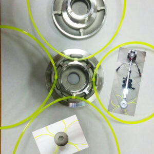 Корда с тримерна глава алуминиева универсална за коса RD  1/50