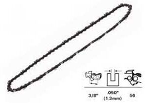 Верига за верижен трион 3/8".050" (1.3mm) 56 з. 16"