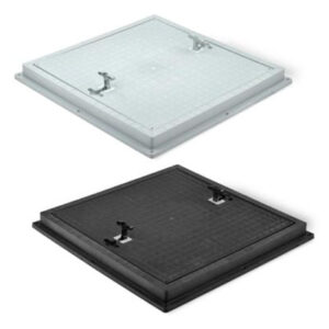 КАПАК ЗА ШАХТА С РАМКА 700х700мм СИВ