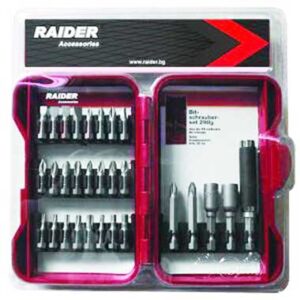 Накрайници 1/4" 29 бр. к-т RAIDER  1/20