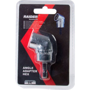 Приставка за винтоверт ъглова HEX 1/4"