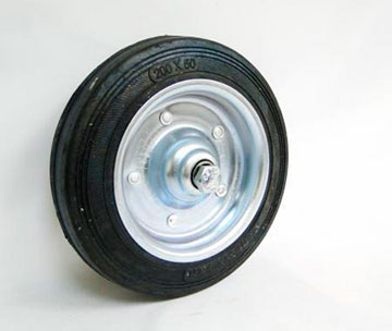 гума бандажна с ВТУЛКА  Ф200 с ос 18мм PREMIUM