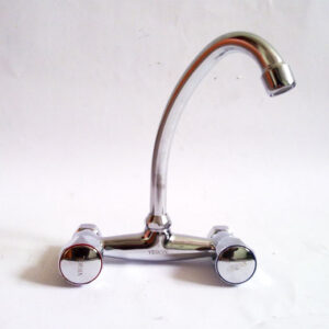смес.за кухня 2-кер. метални ръкохв. и висока лебедка