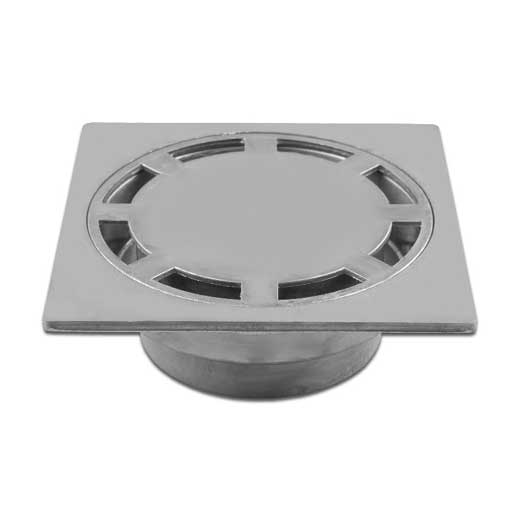 сифон подов Алуминев Прав Квадратен Ф110мм