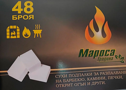 Разпалка Сух спирт 48.бр. МАРОСА