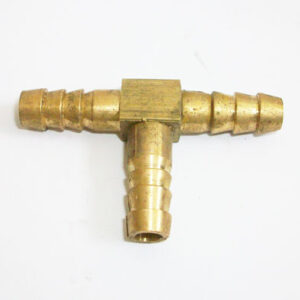 съединител за маркуч Т-образ. Ф8мм МЕСИНГ