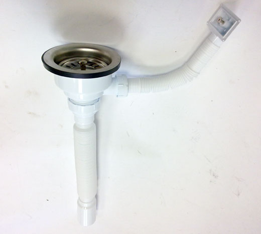 сифон гофре с приливник  Ф92/110 Ф32 за алпака мивка 184