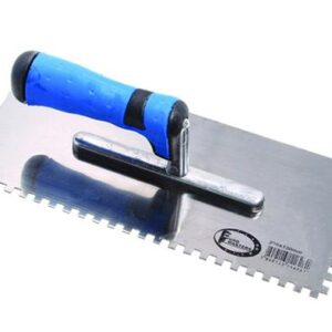 Маламашка гумена дръжка 280х120mm с гребен зъб10 ммTS