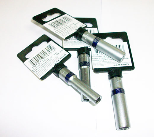 Вложка удължена 6 стенна 1/4″x10mm CR-V TMP  50/600