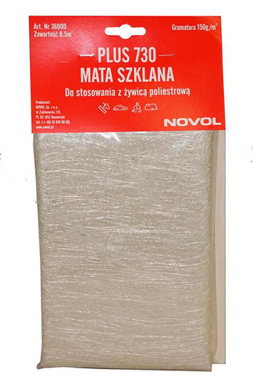 Стъкловлакно (Стъкломат) 150g/1м×0.5м NOVOL PLUS 730