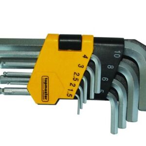 Шестограми за работа под ъгъл к-т 9бр 1.5-10mm средни CR-V TMP  6/36