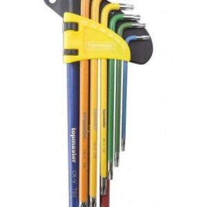 Шестограми цветни торкс отвор к-т TT10-50 9бр дълги CR-V TMP