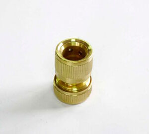 Накрайник за маркуч 1/2" със стопер, месингов, TG