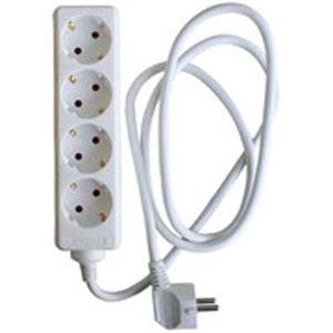 Разклонител 4 гнезда с кабел 1.5m х1.5mm2 MK  1/30