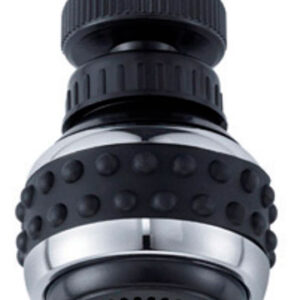 Аератор кухн. душ шарнирен с адаптор М22 / М24 Bubble-Strem Черно/Хром