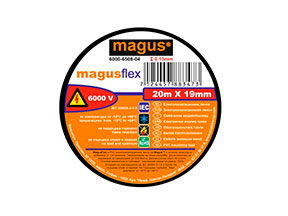 изолирбанд 19мм х 20м 130 микр.Черен MAGUS FLEX
