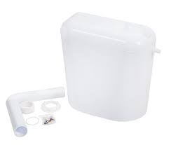 тоалетен казан 3/6L 2-степ.изпразв.мех-м,изолация,тръба БЯЛА КЛАСИК