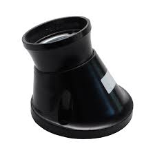 фасунга Н.К.Е27 стенна крива Черна