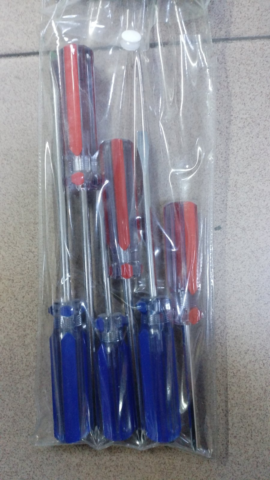 отверки к-т 6 бр. с пластм. дръжки