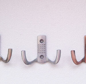 закачалка 39G. PL-244 AC Тъмно Кафяв Малък с 2-на кука