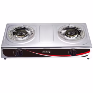 Газов котлон 2-ен с 3 поставки, Чугун.горелки, Инокс 6.9 KW Rosberg  RP51454BD