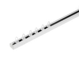 КОРНИЗ 1-ен МЕТАЛЕН 2,5м, БЯЛ 198