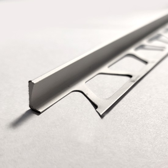 АЛУМ.ЗАВЪРШВАЩ ЪГЪЛ ЗА ФАЯНС ПРАВА 10мм/2,7м БЯЛ 25бр.