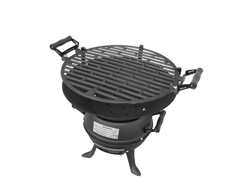 БАРБЕКЮ КРЪГЛО Чугунено Ф36см. Черно