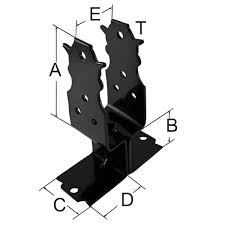 стъпка усилена 81х60х125х5мм цинк 8/6 дупки