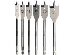 свредла за Дърво К-т 6бр.10,12,16,18,20,25мм