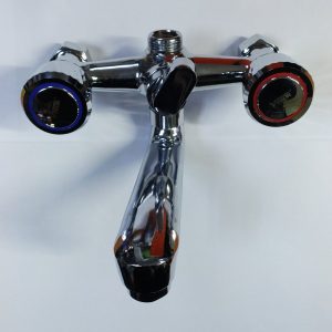 смес.Баня 7201-K  2-рък.с палец ТЕЖЪК без душ и маркуч D85