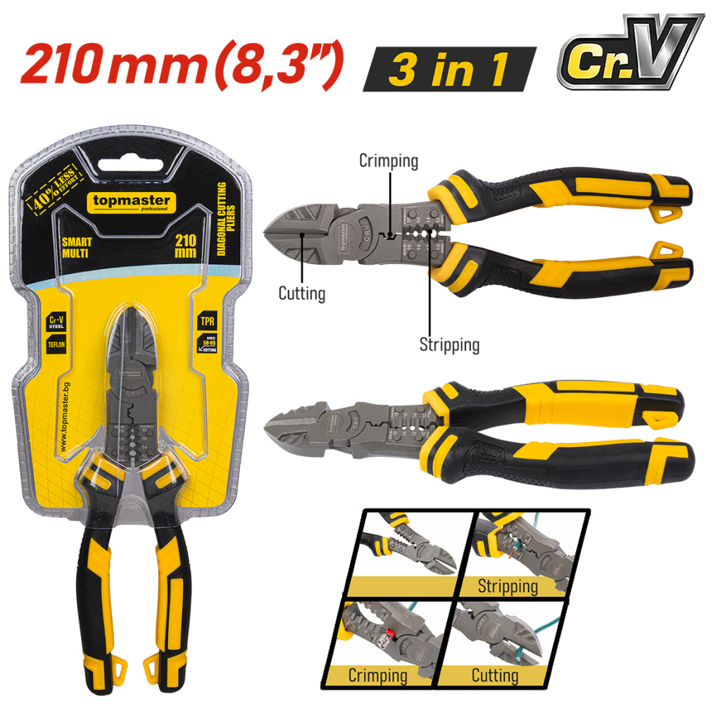 Клещи резачки SMART MULTI 210mm TMP