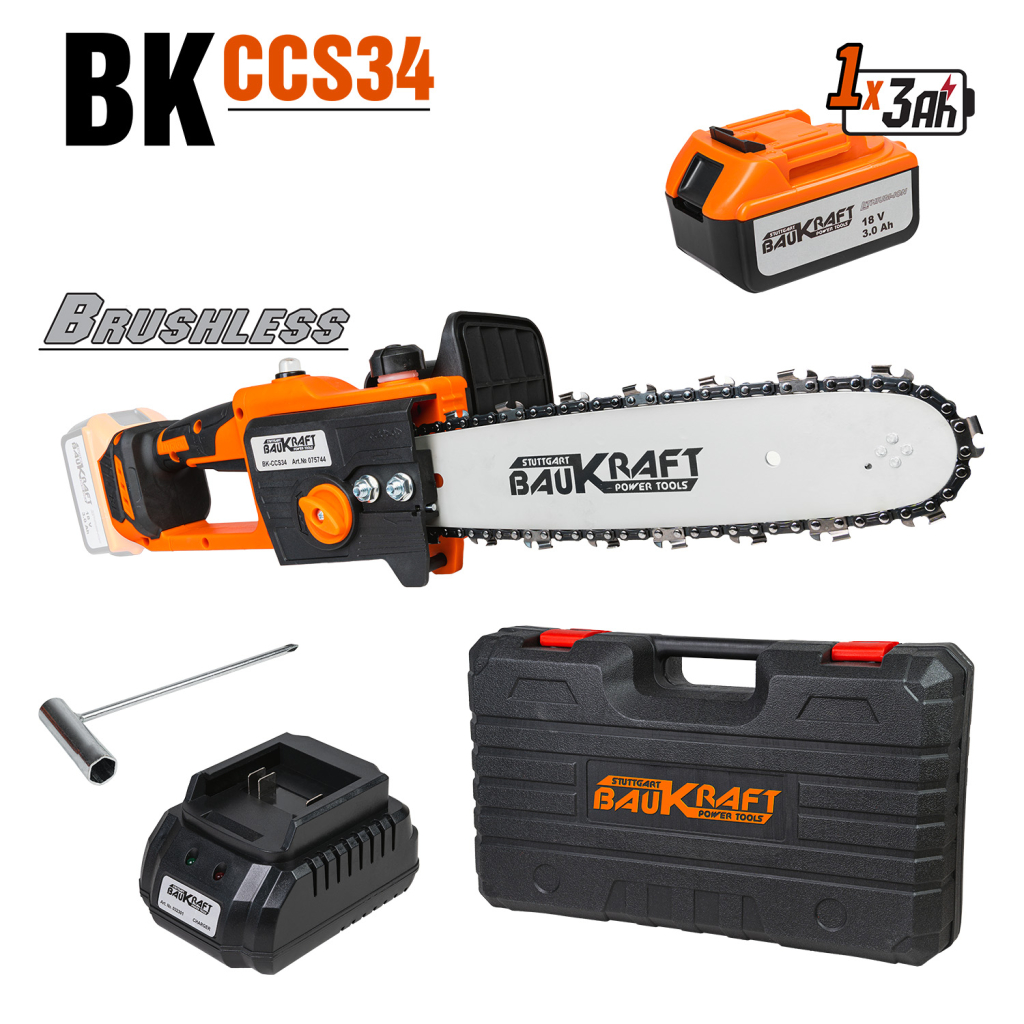 Резачка 18V 305mm (12″) SDS 3/8″ .050″ 45 3Ah куфар BK-CCS34