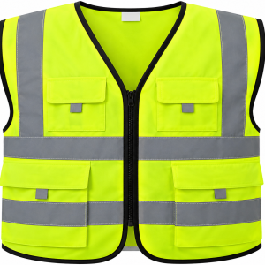 Светлоотразителен елек с джобове COMMANDO XXXL TMP
